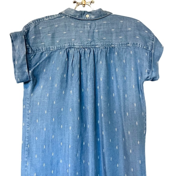 Thread & Supply Chambray Button Down Dress Size Small - Picture 6 of 8